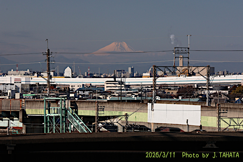2026年3月11日の富士山写真