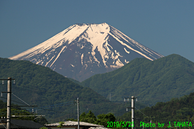 2019年5月25日の富士山