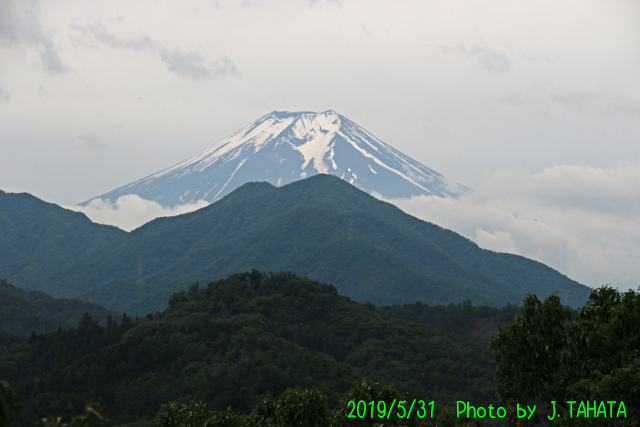 2019年5月31日の富士山